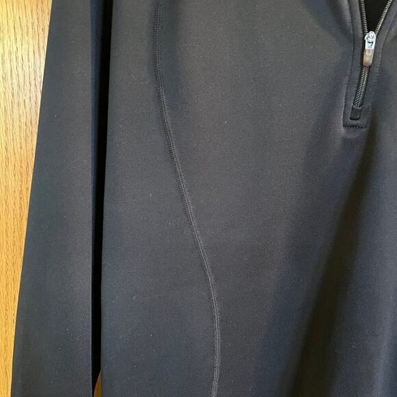 Nike women’s XL “JUST DO IT” logo, Dri-FIT black 1/4 zip long sleeve - Picture 8 of 12